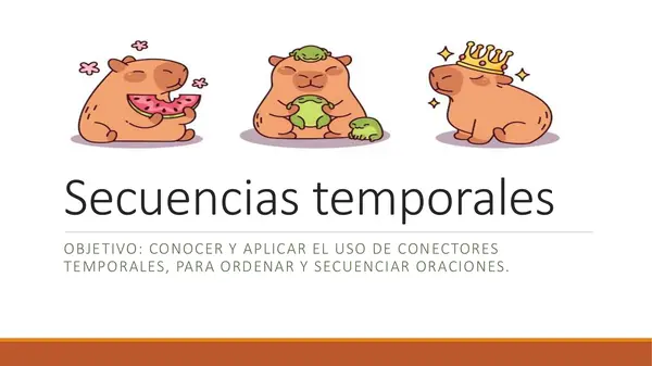“Jugando con el tiempo: Secuencias Temporales en la Narración”