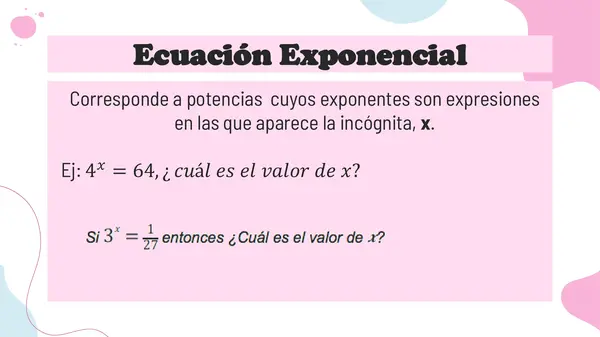 Función Exponencial