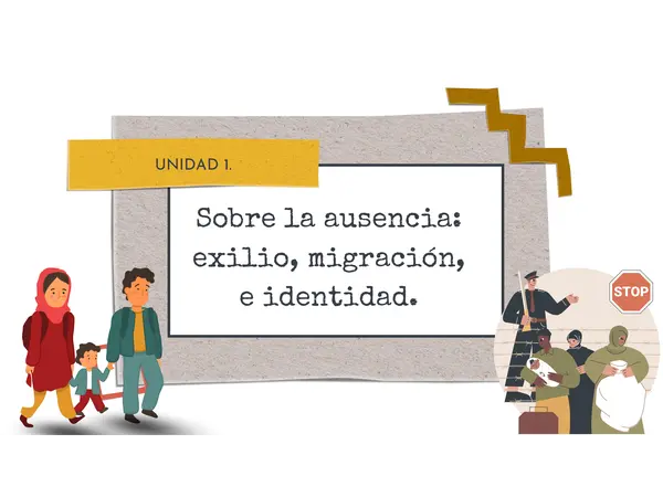 Sobre la ausencia: exilio, migración e identidad_introducción