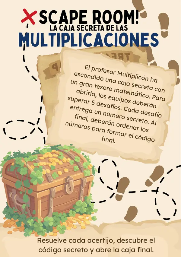 Escape Room Matemático: La Caja Secreta de las Multiplicaciones