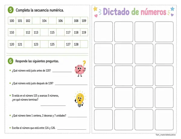 Números hasta 1.000 2° básico