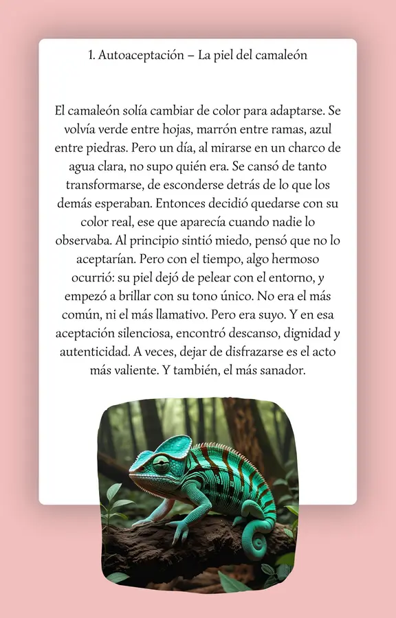 Metáforas Autoestima y Amor Propio 