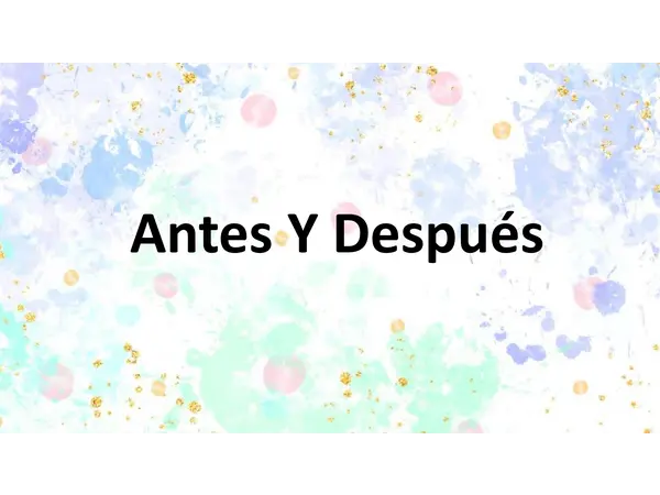 ANTES Y DESPUES 