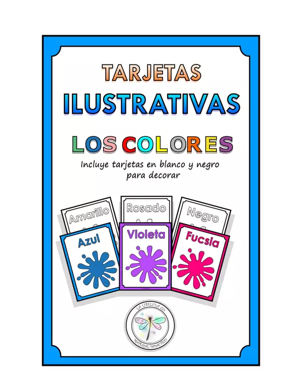 Tarjetas Ilustrativas Los Colores