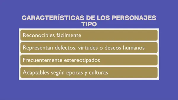 Unidad 1 – Clase 3: Personajes tipo y su permanencia en la literatura