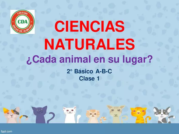 Ciencias naturales- Unidad 3-  cada animal en su lugar (hábitat)