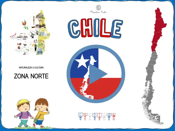 Zona Norte de Chile. Recurso de apoyo visual.