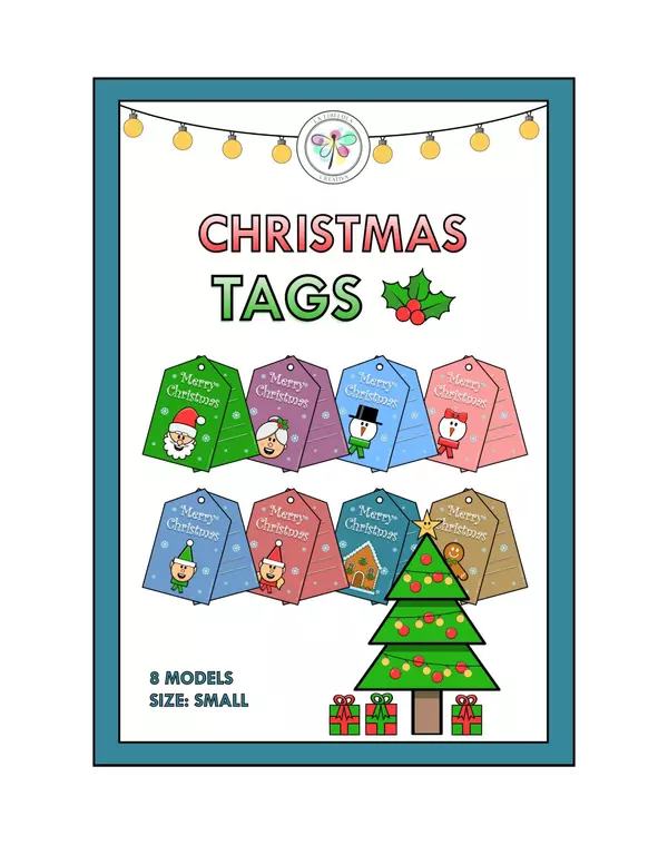 Christmas Tags Cards Gifts Santa Claus Craft Cut 2