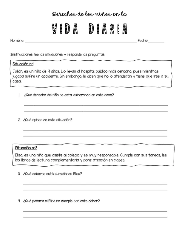 Derechos de los niños