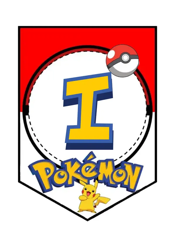 Banderín Bienvenidos - versión Pokemón 