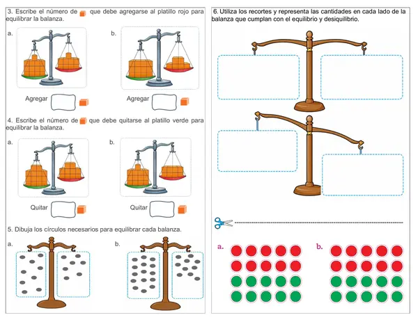 Guía de matemática 1° básico "Igualdad y Desigualdad"