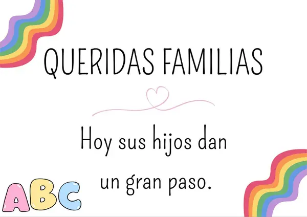 Bienvenidos a un nuevo año escolar