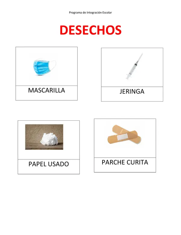 RESIDUOS Y DESECHOS 