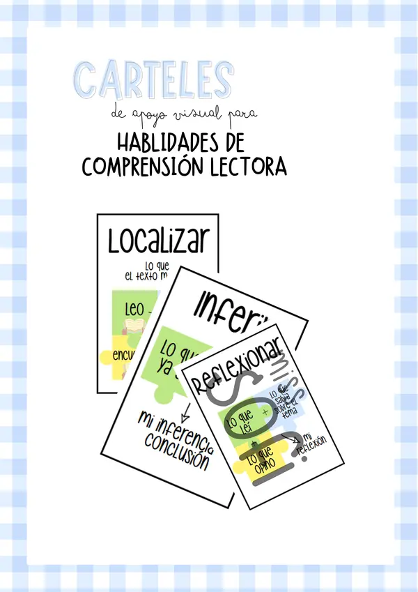 Carteles de Habilidades de Comprensión Lectora – Apoyo visual para tus clases de lectura