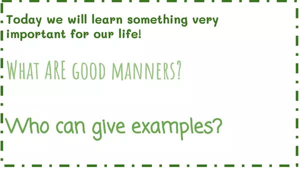 Good Manners 