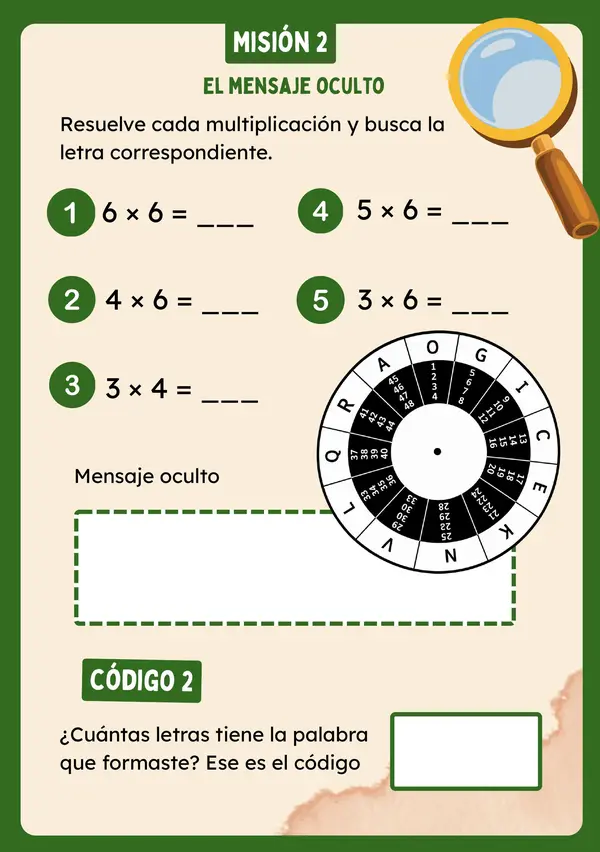 Escape Room Matemático: La Caja Secreta de las Multiplicaciones