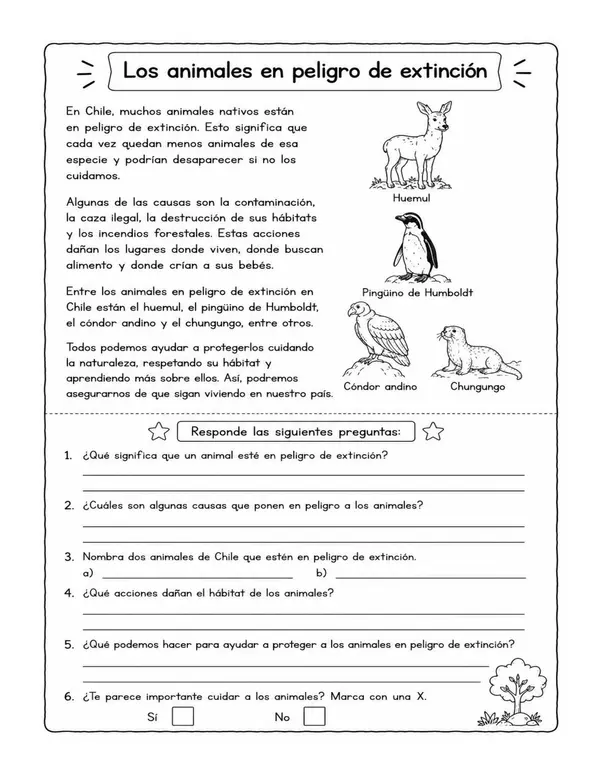 Animales en peligro de extinción 