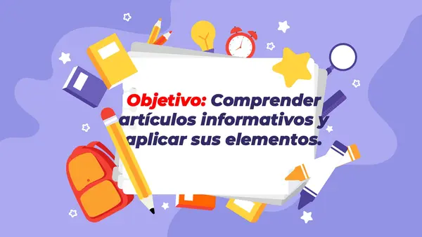 Artículo informativo 