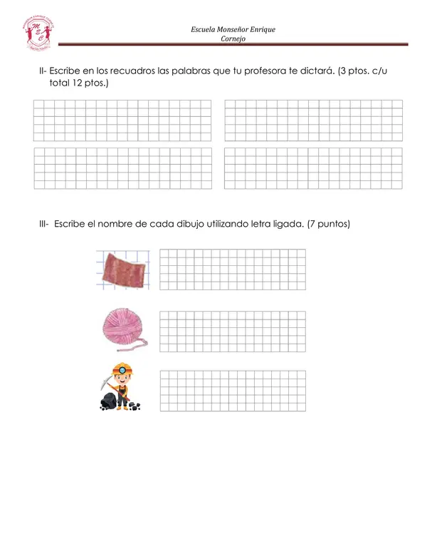 Evaluación lecciones Lana y Loro