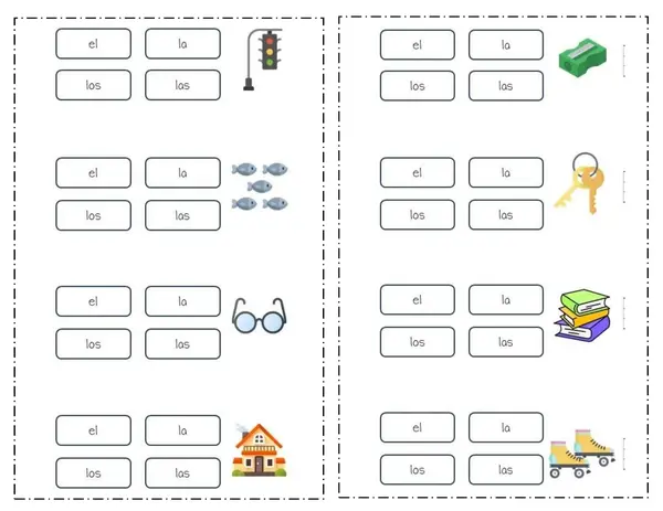 Sustantivos, Artículos, Mayúsculas 1° básico