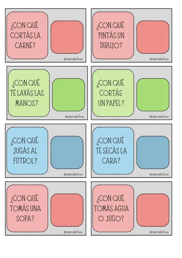 Pregunta con qué