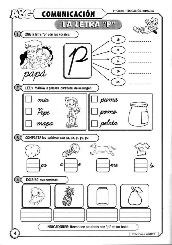 Cuadernillo Español primaria 1 | profe.social