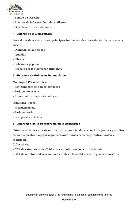 La democracia 