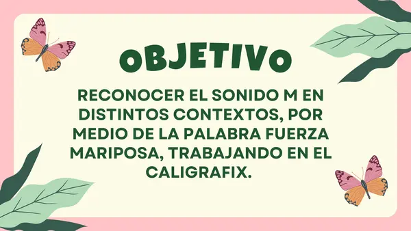 PPT letra M Clase 1