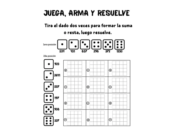 sumas y restas