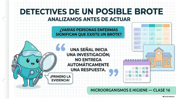 Clase 16 | 5° Básico Ciencias Naturales: Posible brote — Analizar evidencias antes de actuar