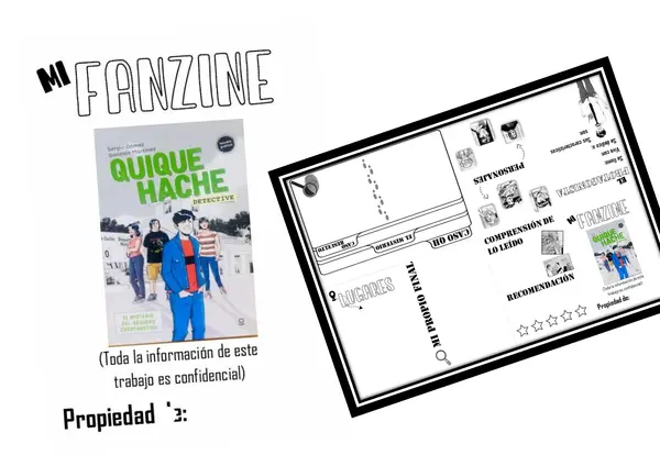 Fanzine - Quique Hache detective - El Misterio del arquero desparecido