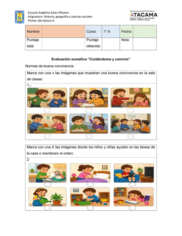 Normas de convivencia y seguridad