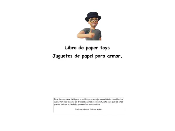 Libro de paper toys