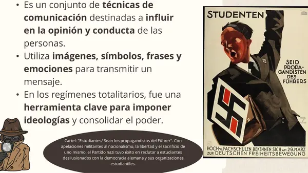 La propaganda en regímenes totalitarios