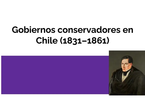 Gobiernos conservadores en Chile (1831–1861)