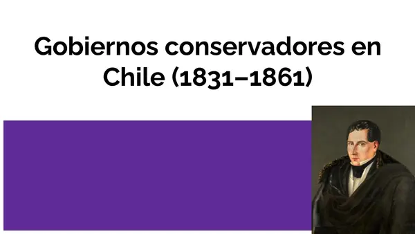 Gobiernos conservadores en Chile (1831–1861)