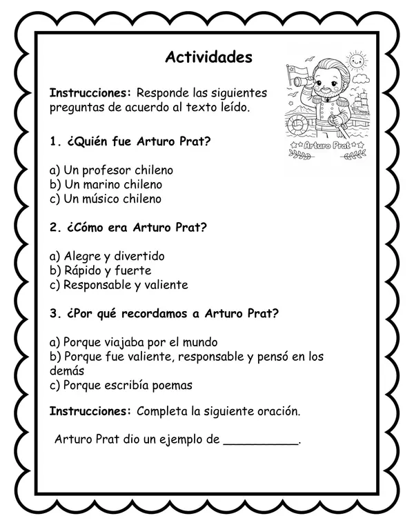 Personajes de Chile para 1° Básico – Lecturas y Actividades de Comprensión Lectora