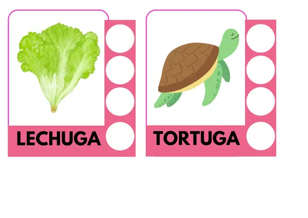  Tarjetas de segmentación silábica