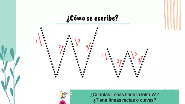 Repasar consonante W (fonema-grafema)