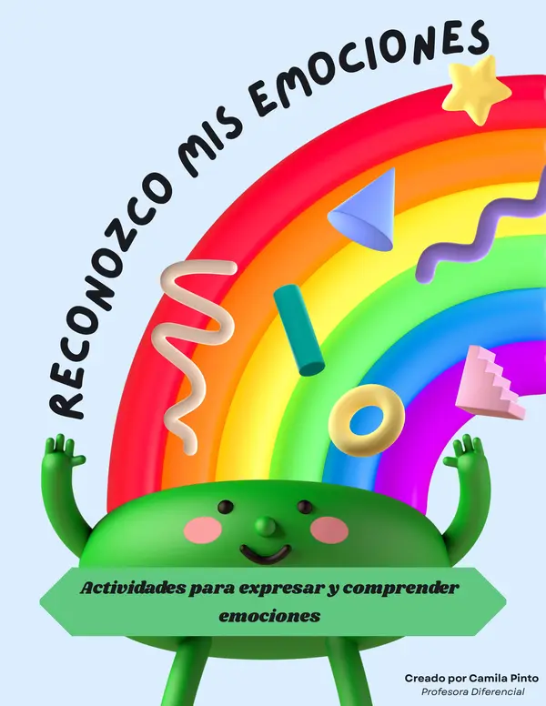 Reconozco mis emociones | Cuadernito socioemocional imprimible