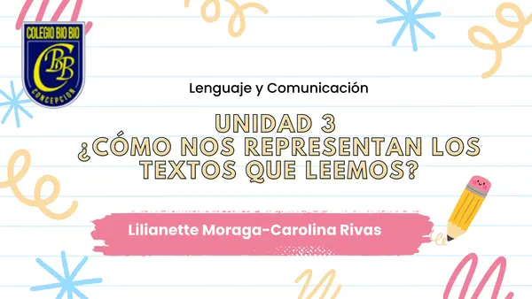 Unidad n°3 Sexto básico Lenguaje y Comunicación