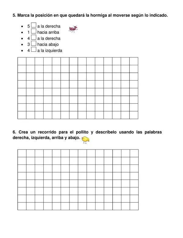 Evaluación "Geometría" segundo año básico.