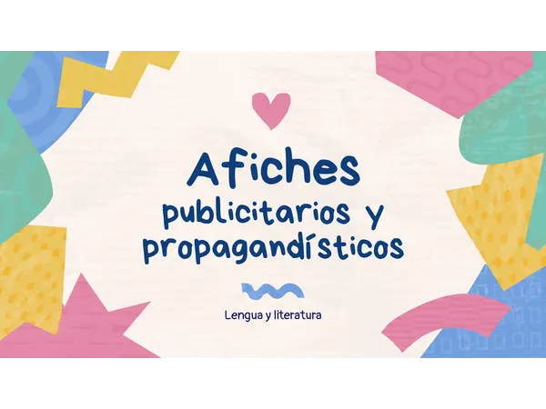 Afiches publicitarios y propagandísticos