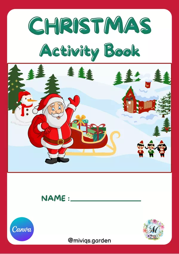Christmas Activity Book (30 cognitive challenges)