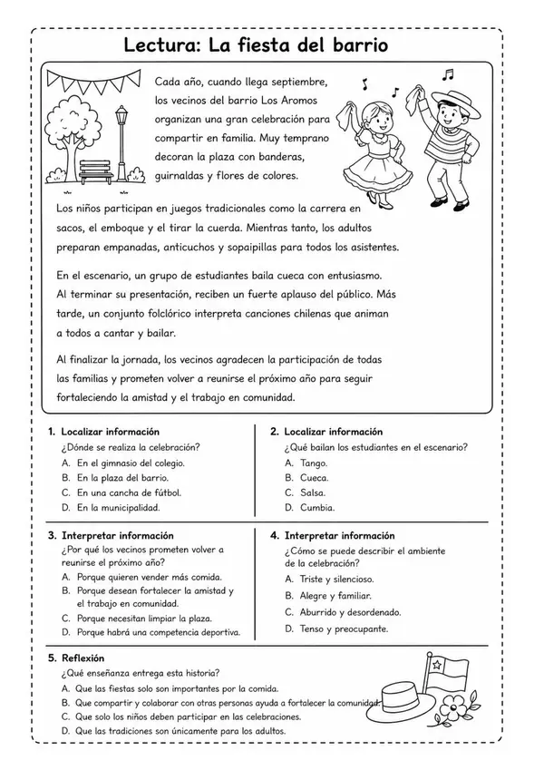 Comprensión lectora 