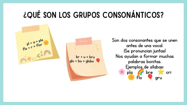 Grupos consonánticos
