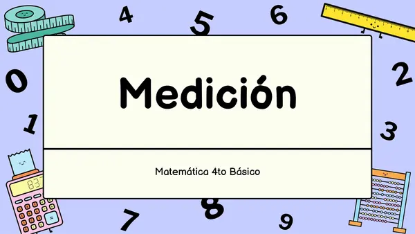 MEDICIÓN: SUMA Y RESTA DE LONGITUDES