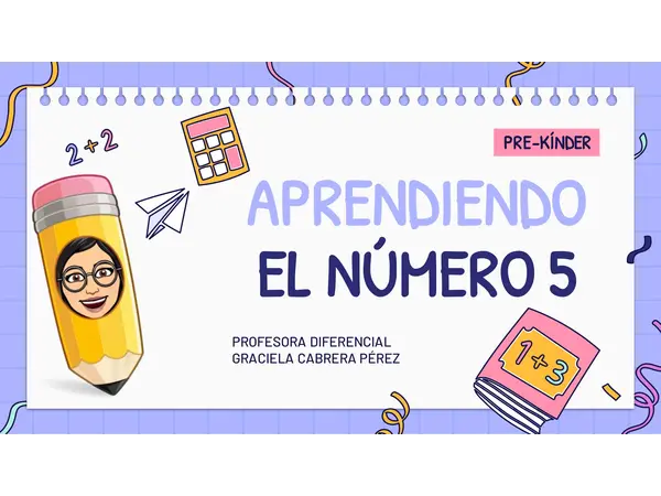 Aprendiendo el número 5