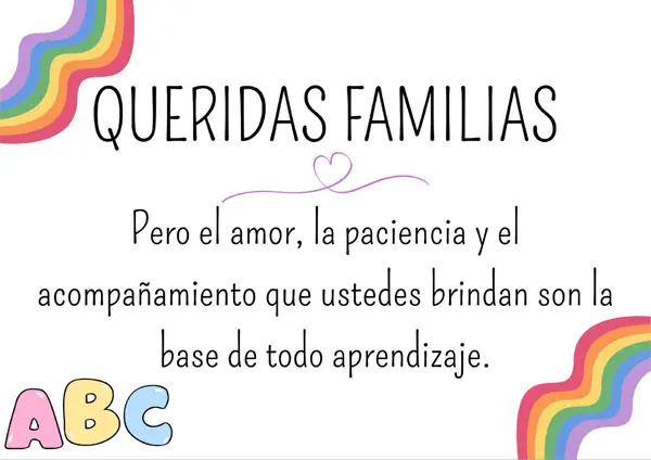 Bienvenidos a un nuevo año escolar
