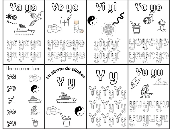 Librito de sílabas simples "Y"